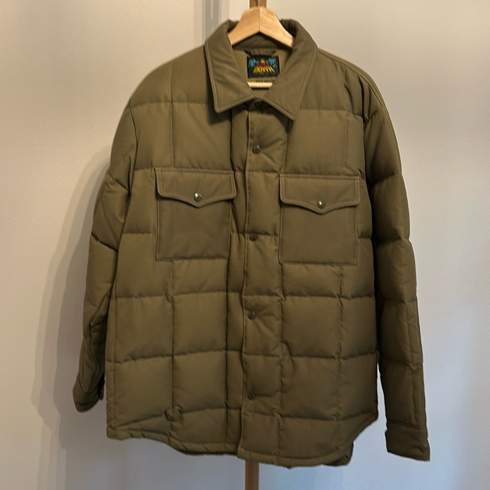 Men's Eddie Bauer x Buck Mason Cascade Down Yukon CPO Shirt